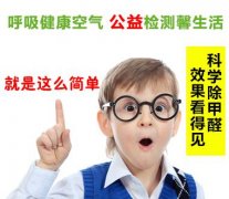 齊魯網攜手濟南木童公益除甲醛開始了